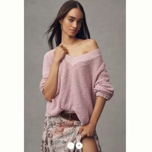 Anthropologie Pilcro Slouchy V-Neck Sweater